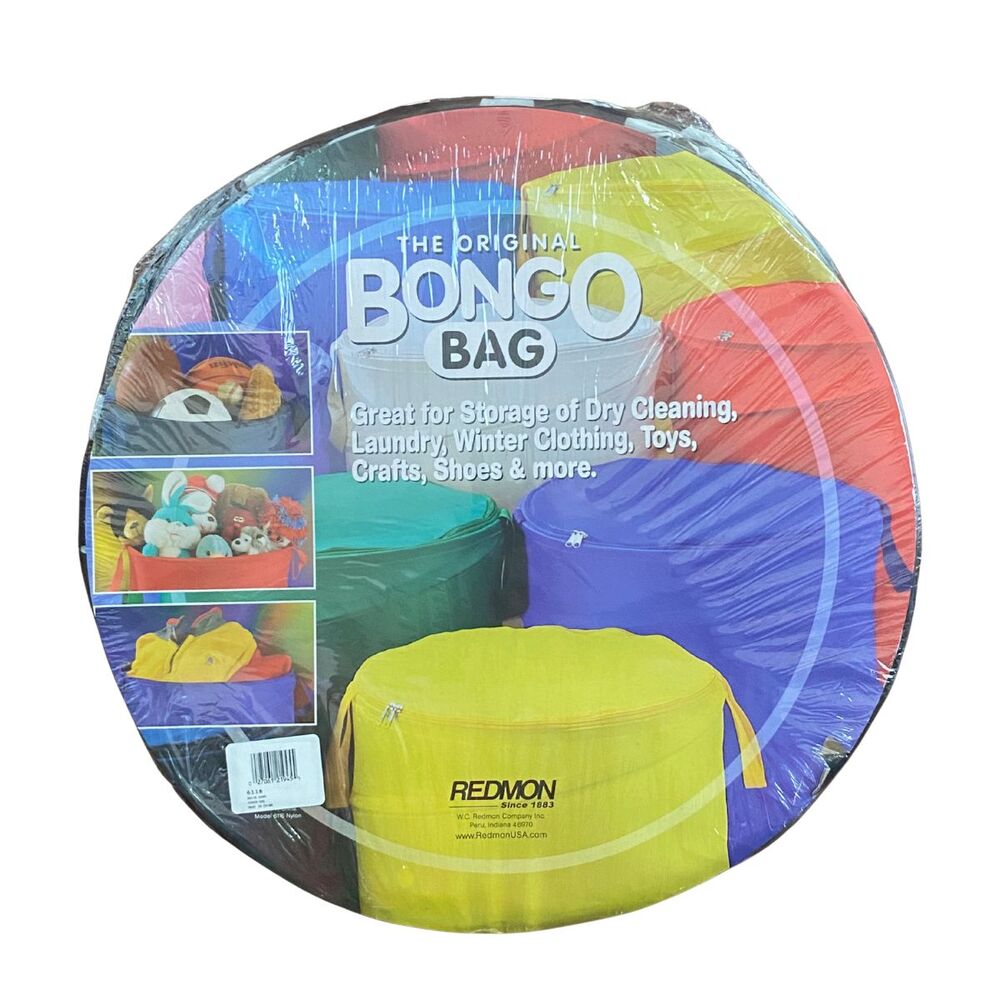 New Redmon The Original Bongo Bag Pop Up Hamper - White Camo 6116WC